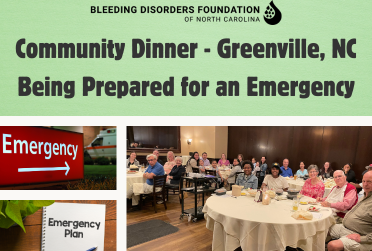 Cena comunitaria - Estar preparado para una emergencia - Greenville, NC